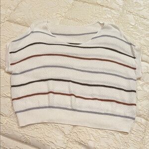 SHEIN Curve Multicolor Knit Sweater